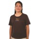 Short-Sleeved Top-Brown